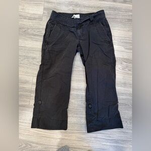 The North Face Black Cropped Cargo Pants for Women